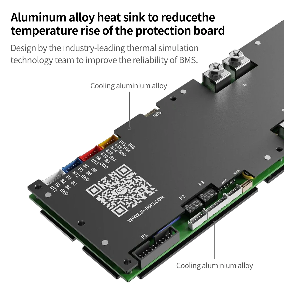 JK JIKONG BMS V19 JK-PB2A16S20P Household Energy Inverter BMS 8S/24V 16S/48V 200A Li-ion/ Lifepo4/ LTO Battery BMS 4.3inch LCD