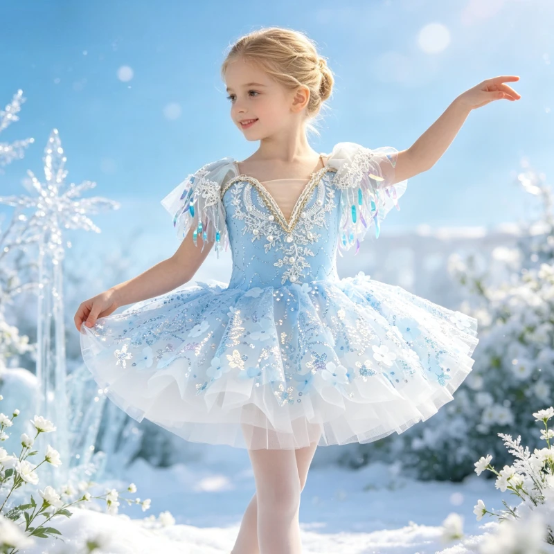 luxury-light-blue-platter-tutu-costume-white-lace-pearl-details-iridescent-frill-sleeve-flower-sequin-decor-ballet-competition