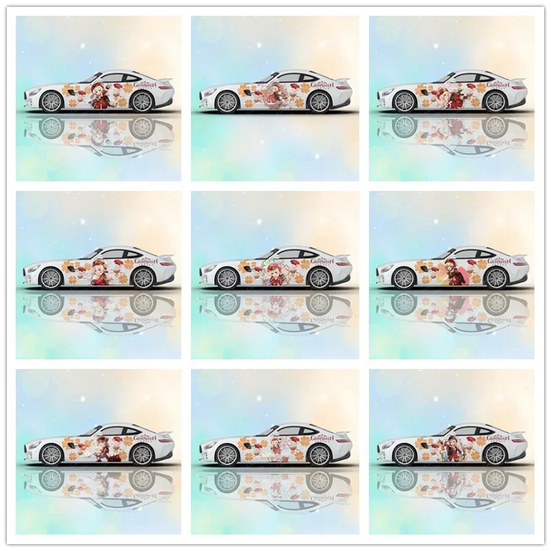 Klee (Genshin Impact) Anime Car Body Stickers Anime Itasha Vinyl Car Side Decal Sticker Car Body Sticker
