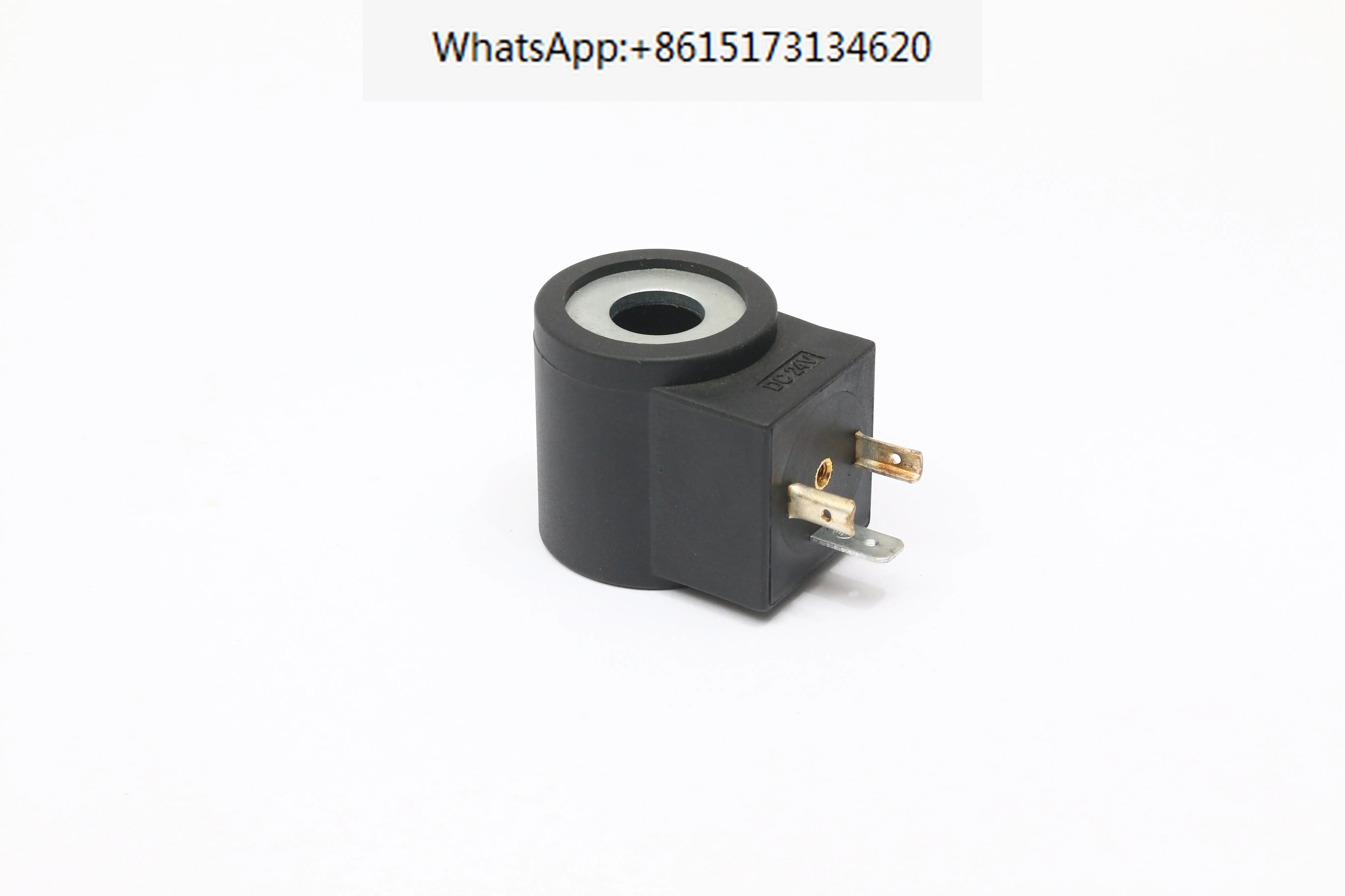 

AC220V plug-in valve coil DC24V pressure relief hydraulic solenoid oil valve coil 110 inner hole 13MM length 37MM