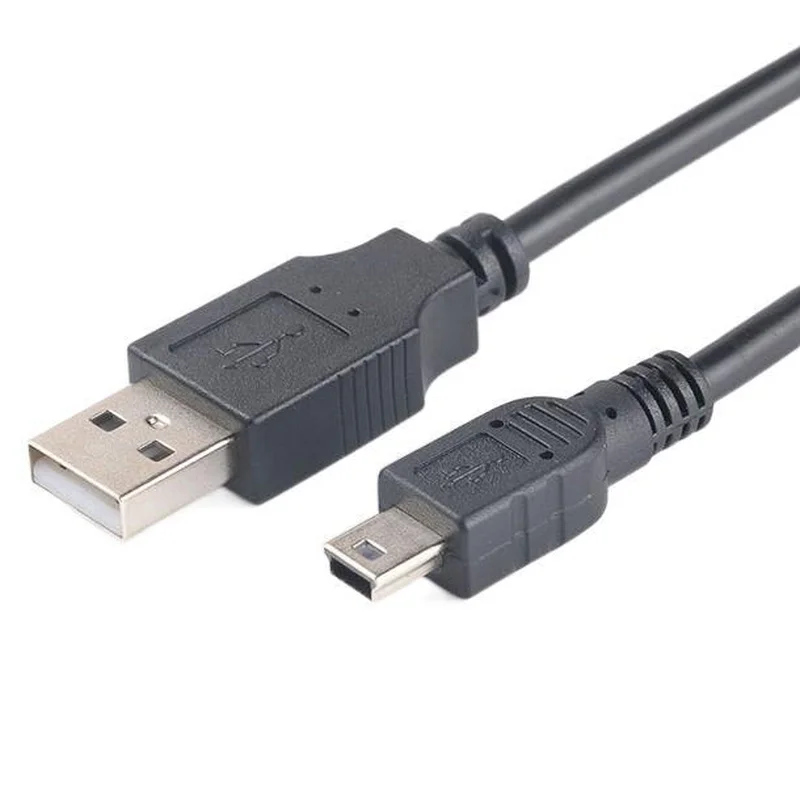 1pc Mini USB Data Cable Mini-B Charging Line 80cm 100cm Available