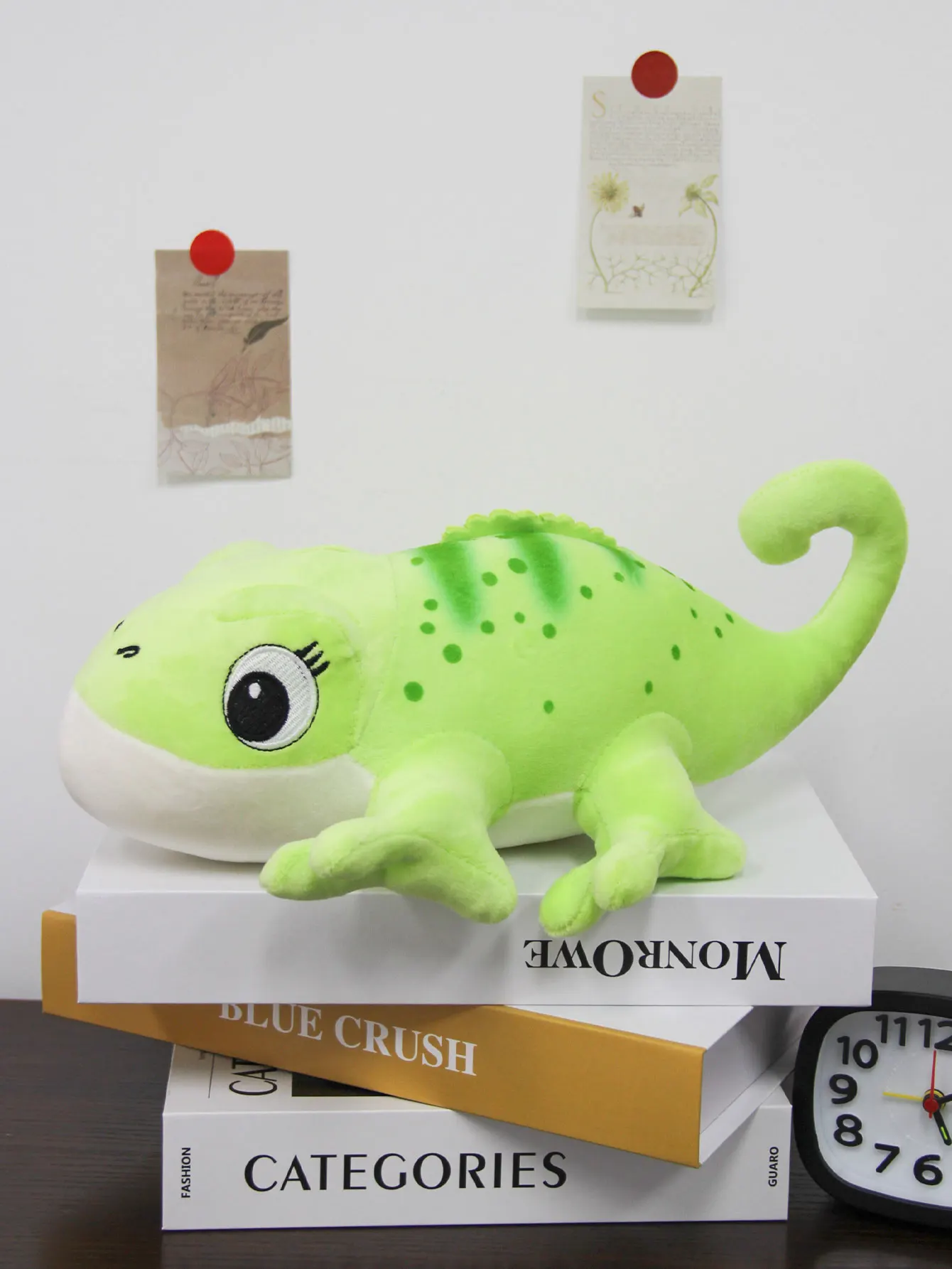 

1PC 30cm/11.81inch Halloween Realistic Color-Changing Chameleon Plush Doll, Soft Stuffed Toy Cushion, Perfect Halloween