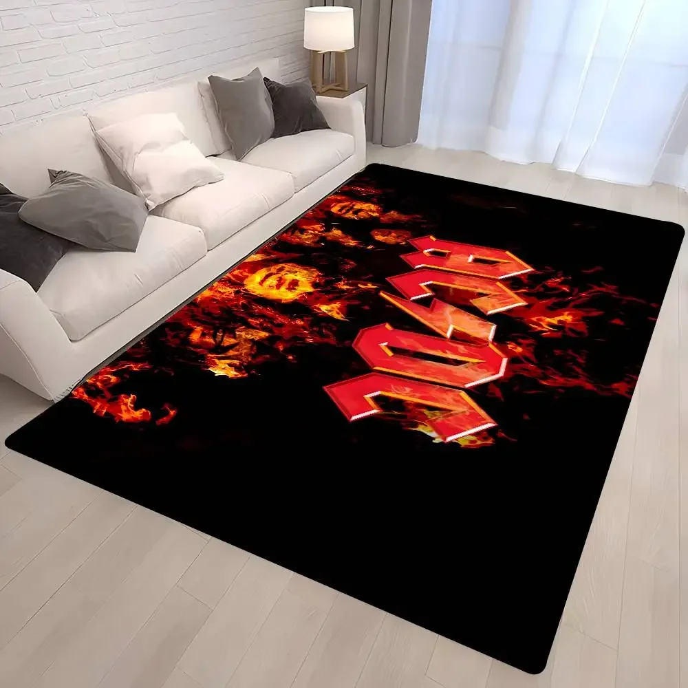 روك باند-AC-DC المدخل السجاد عدم الانزلاق غرفة الغسيل حصيرة الغسيل ديكور شرفة الطفل غرفة المعيشة المرحاض البساط