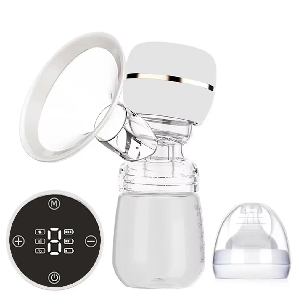 Extractor de leche eléctrico inteligente integrado de alta succión bomba de leche materna masaje silencioso botella de leche materna indolora