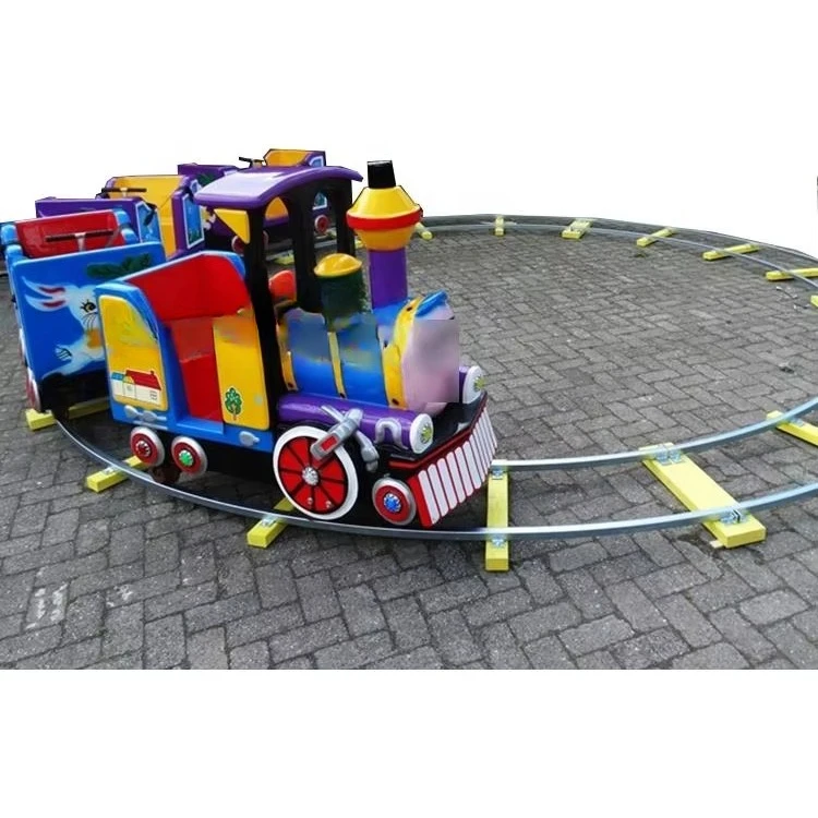 Outdoor Train Track Electric Amusement Park Train