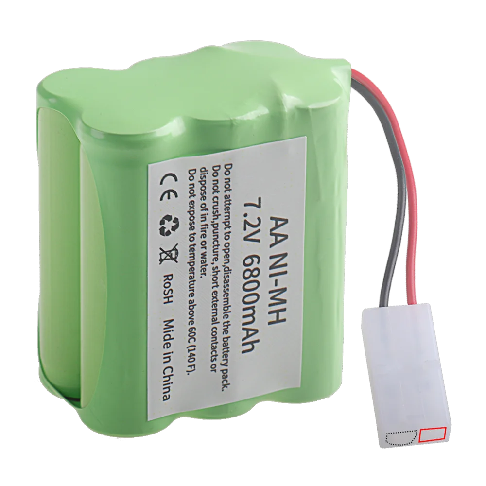 7.2V 6800mah 5000mah rechargeable NI-MH AA battery for Remote control electric toy boat car truck 7.2 V 3000 mah aa nimh battery