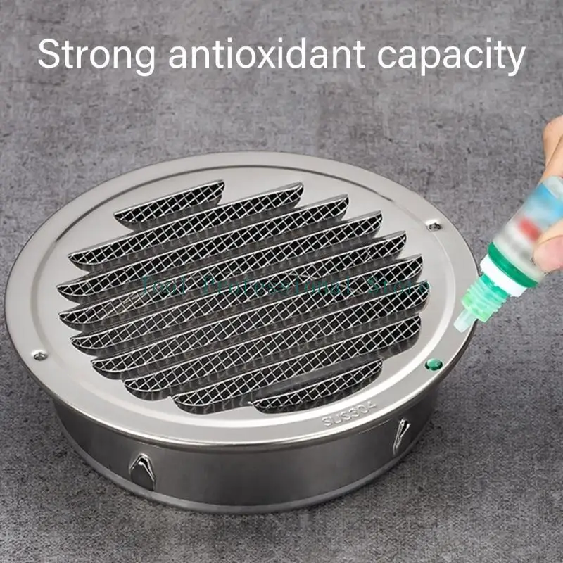 57QF Metal Air Vent Cover 100mm with Protections Ventilation Grille for Home Garage