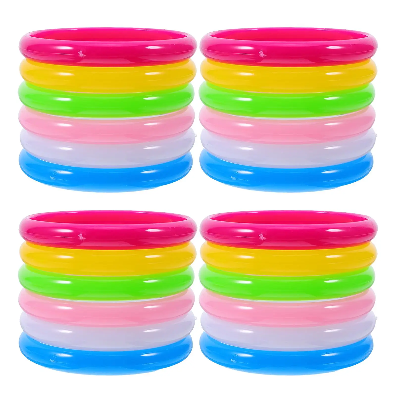 

48 Pcs Candy-Colored Bracelet Colorful Bracelets Bangle for Kids Girls Wristband