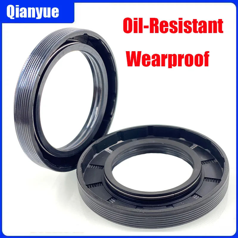 NBR TC/TG4 Oil Seal (20-35mm ID, Lip Type Shaft Seal, for Rotating Equipment, Black) Oil-Resistant & Wearproof NBR Shaft Seal