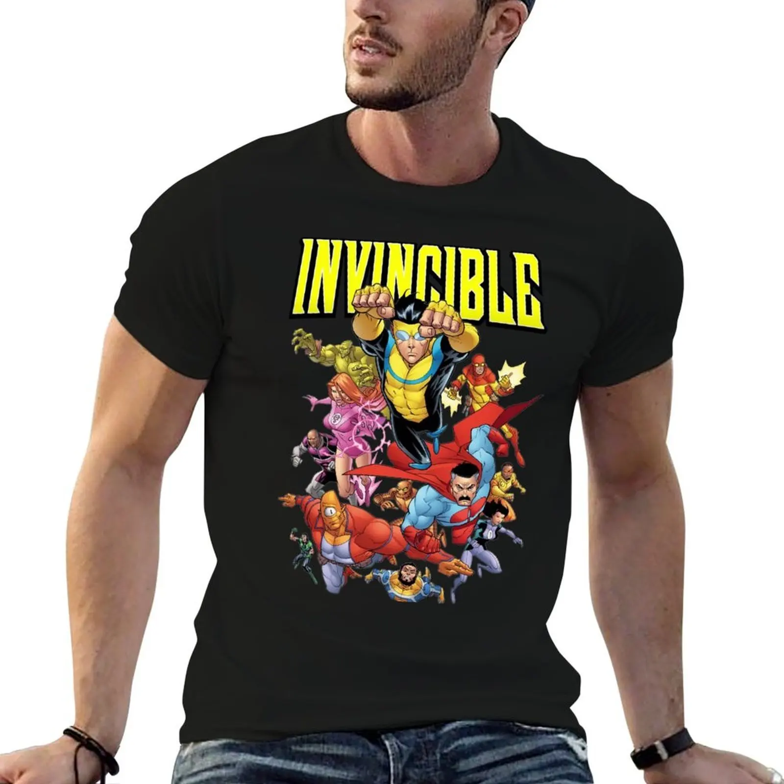 Invincibles T-Shirt Street Art Print Tee Shirt