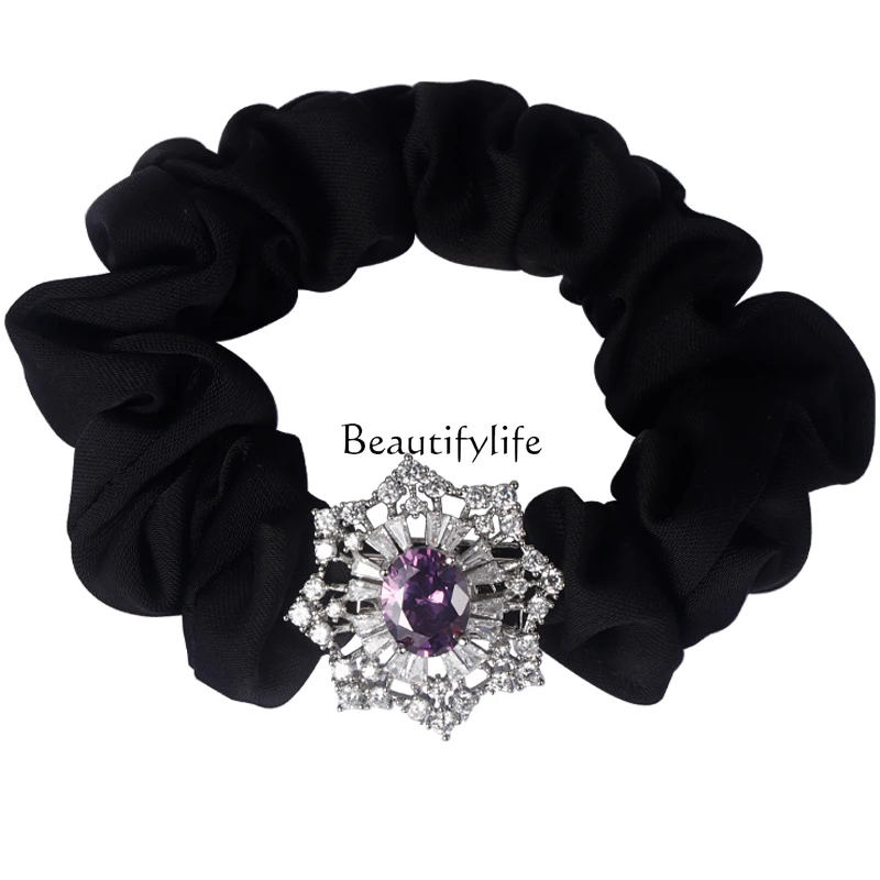 

Classic geometric minimalist exquisite hair band, high-end purple headdress