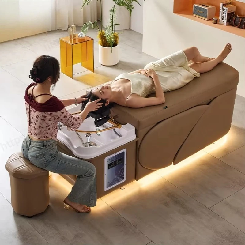 

Современная кушетка для мытья головы, ухода за лицом, тайского массажа и спа-процедур для салонов красоты