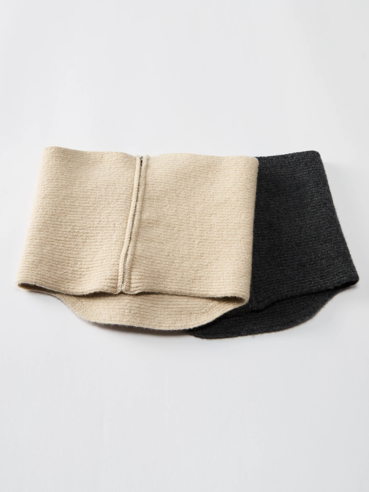 100% Pure Cashmere Full Zip Front Thick Dense Knit Unisex Thermal Waist Support Elastic  Abdomen Back Warmer Inner Wear Winter