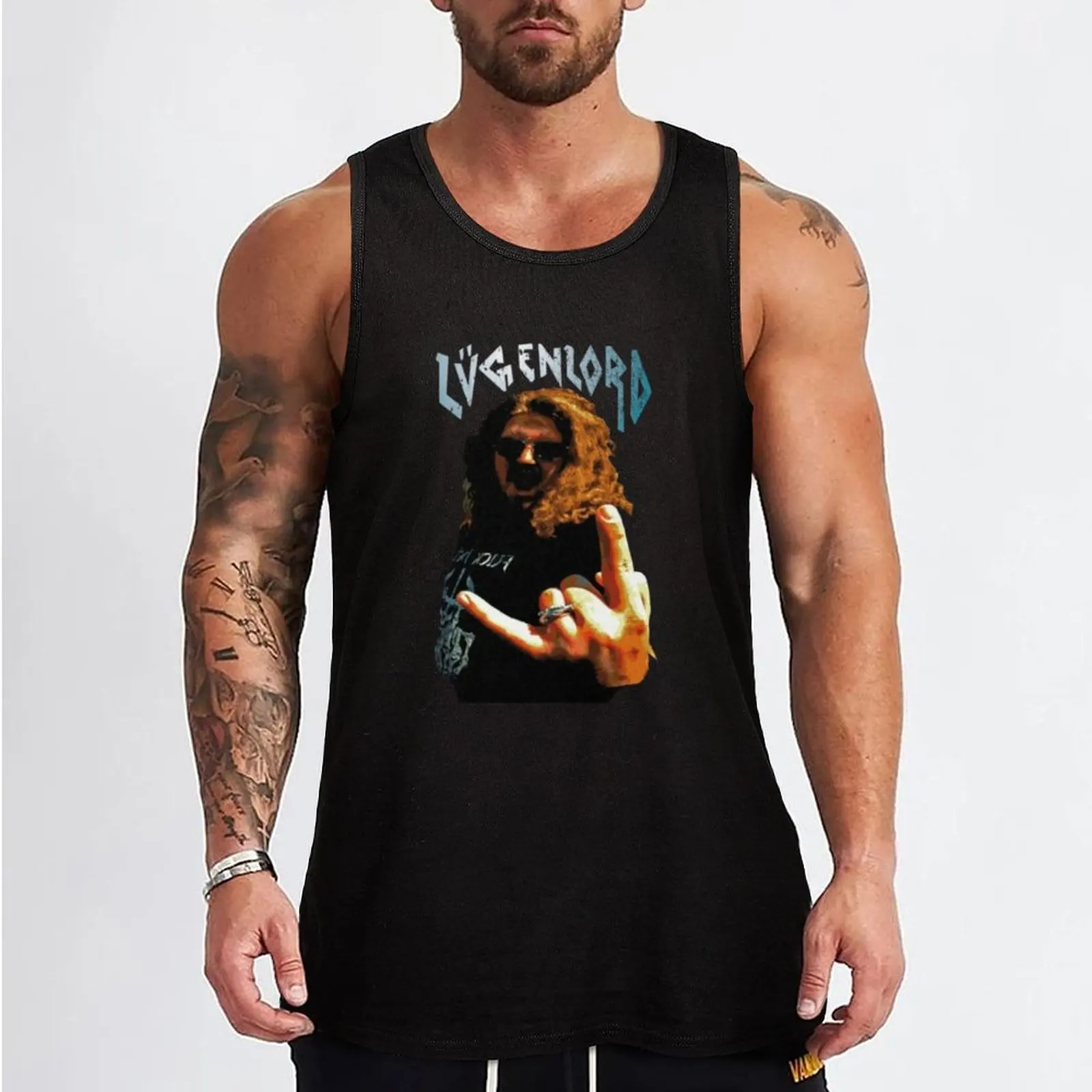 Drachenlord Tank Top gym clothing men Men's gym Men's gym articles Men's summer t-shirt