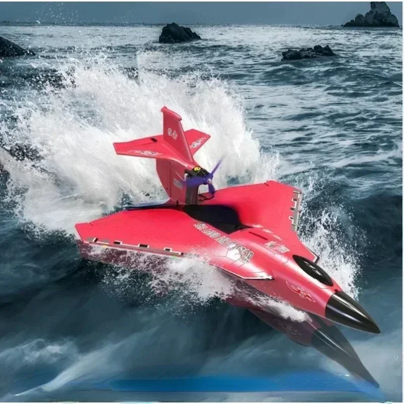 RC Plane foam Waterland and Air Raptor Waterproof Aircraft Brushless motor fixed wing gliding Electric model drone Boy toy gift