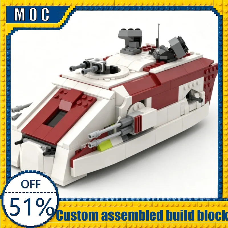 690PCS Tx 160 Customize Assault Tank MOC Modify Vehicle Model Transport Building Blocks Educational Assembly Toy Birthday Gift