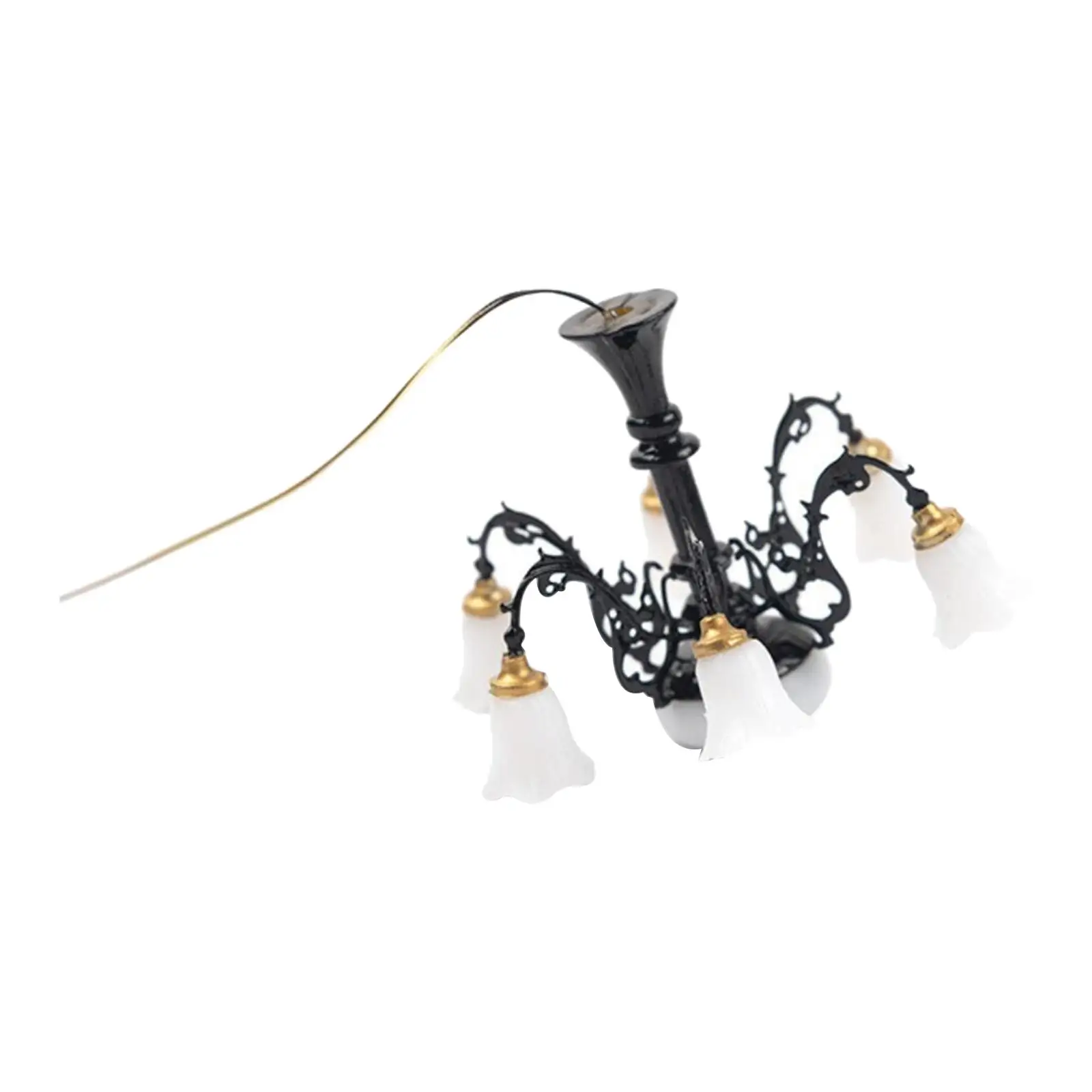 

1:87 Scale Ceiling Light Lamp Toy Accessory Diorama Model Railway Lamps Lamp Black