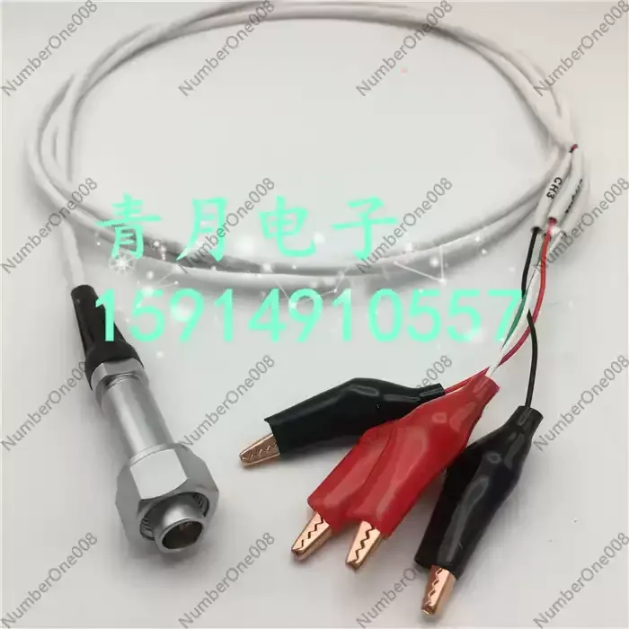 Nanovolt Meter Test Cable, Low Thermal Leads for 34420A 2182A, Micro Ohm Meter Kelvin Clip Wire for Keithley Keysight