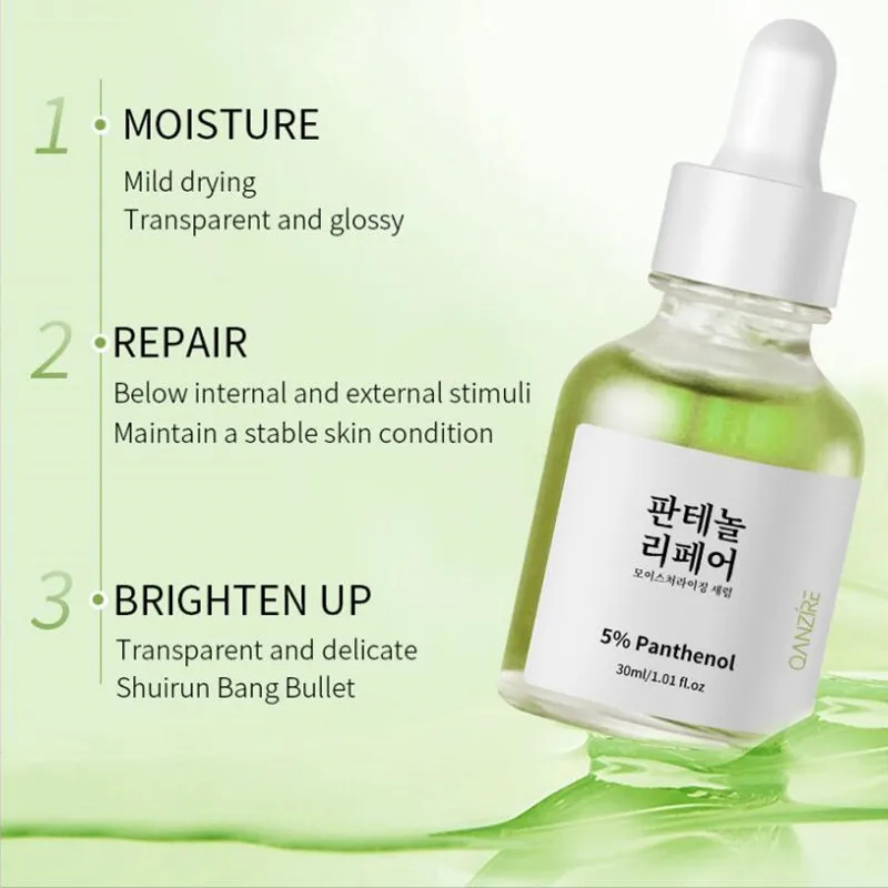 30ml Panthenol Anti Wrinkle Face Serum  Anti Aging Lift Firm Fine Lines Remover Lightening Dark Circle Skin Brighten Essence