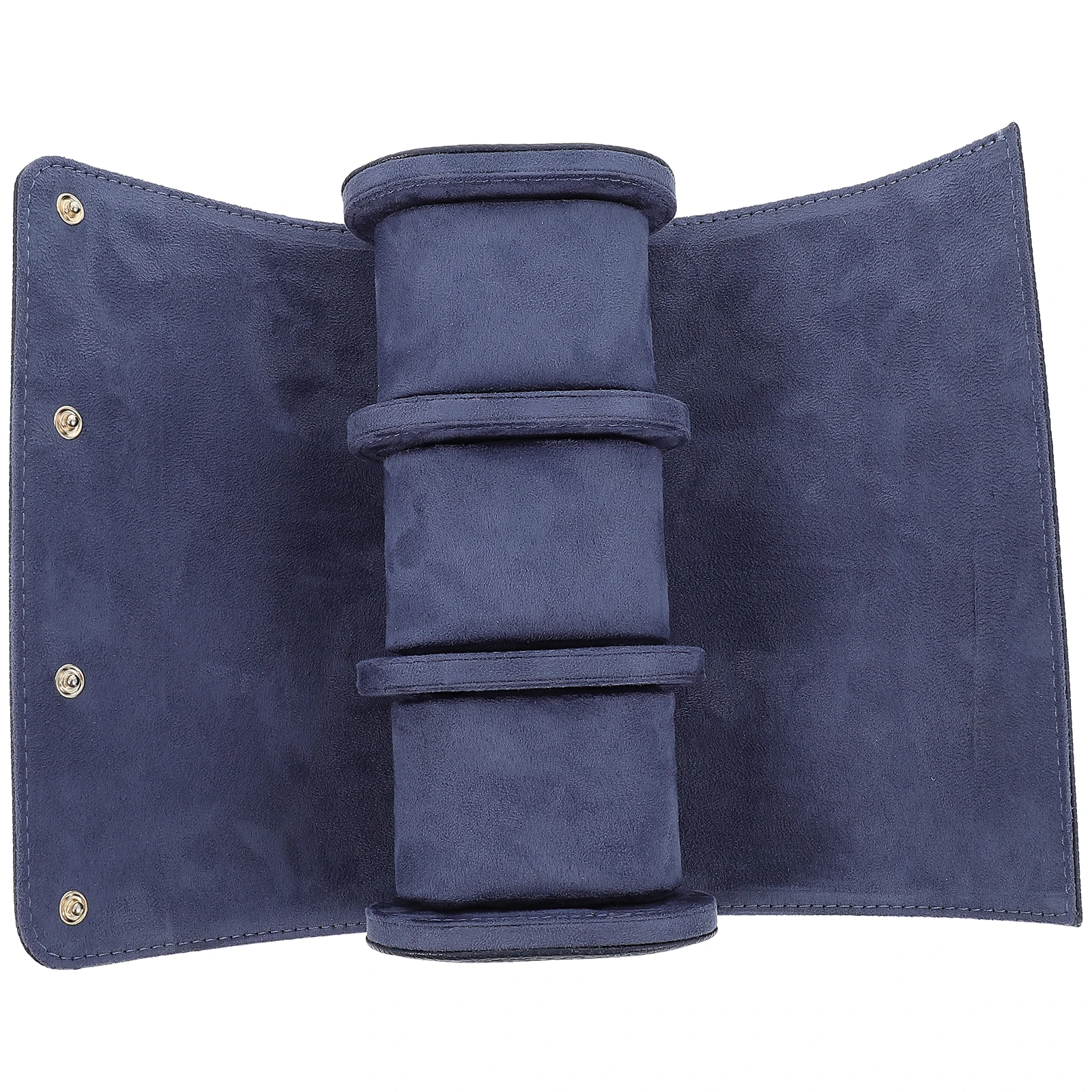 Watch Storage Box 1 Organizer Case for Men Blue Flannel Velour Dust Proof Protective Watch Case Storage Solution