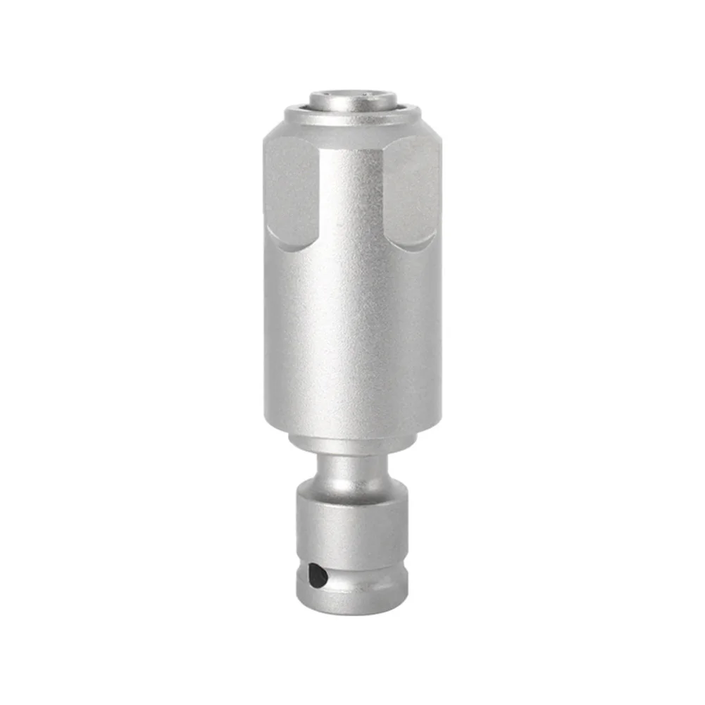 

Steel Wrench Chuck Adapter Versatile Wear Resistance 1 2 Square Adapter High Carbon Steel For Driver Wrench Power Tool