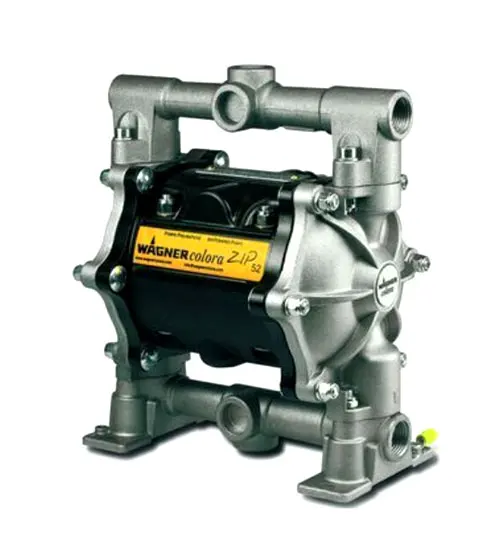 Original Zip 52 High Performance Double Diaphragm Pump Stainless Steel 1:1 G1/2 Air connection G1/4 Wagner Pumps