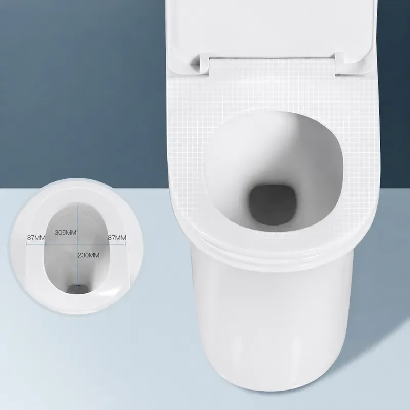 Siphon Flush Toilet Household Hotel Engineering Decoration Water Saving Rear Discharge New Manufacturer Wholesale