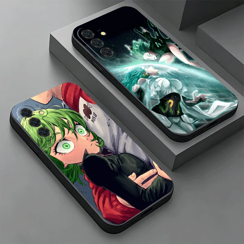 Soft Phone Case For Samsung A17 A37 A57 A16 A36 A56 A15 A35 A55 One P-Punch-Mans Tatsumaki A14 A34 A54 A13 A33 A53 A27 A26 A25 A