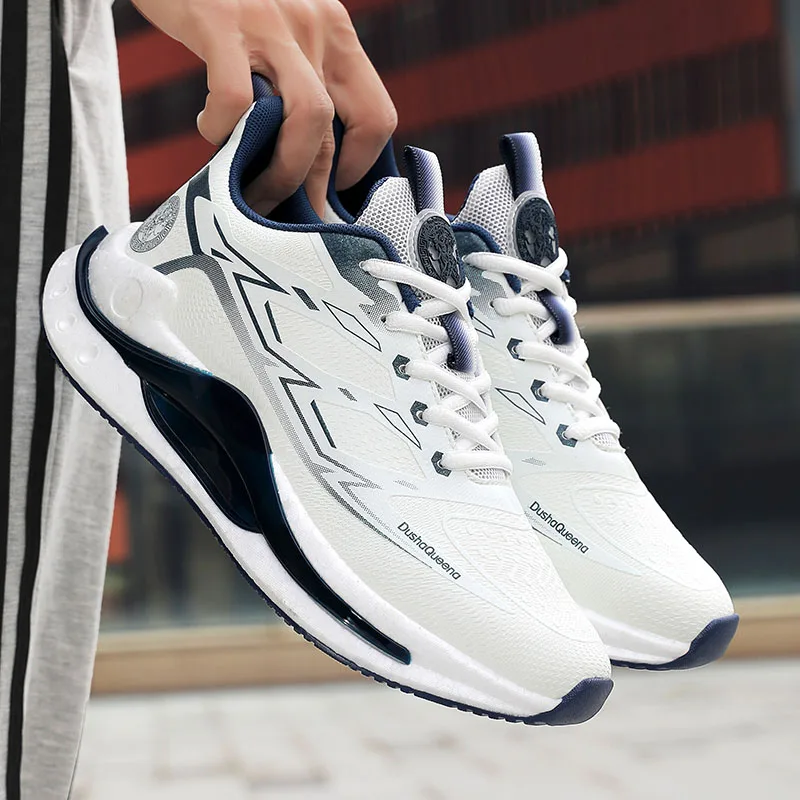 

Outdoor Sneakers Couple Breathable Anti Slip Cushioning Road Running Shoes Men Jogging Sport Shoes Lightweight Mens Casual Shoes