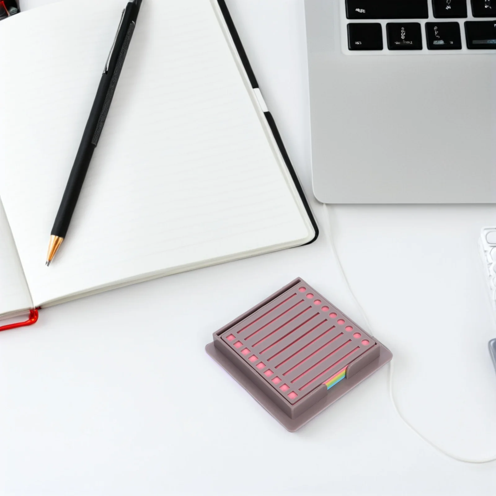

Note Storage Box Grocery List Notepad Memo Organizer Desktop Holders for Pads Pocket Office