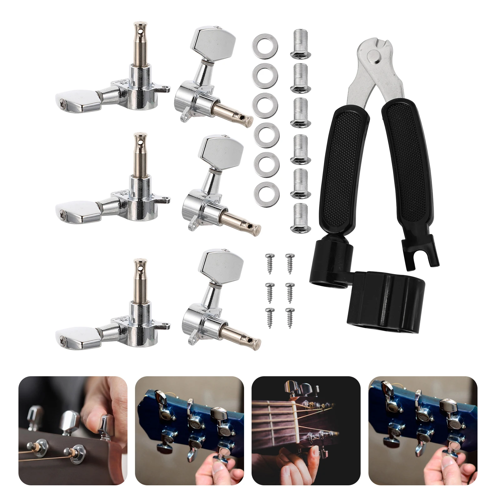 

Guitar Knob Acoustic Machine Head Turner Accessories Classical Tuning Peg Parts Pegs