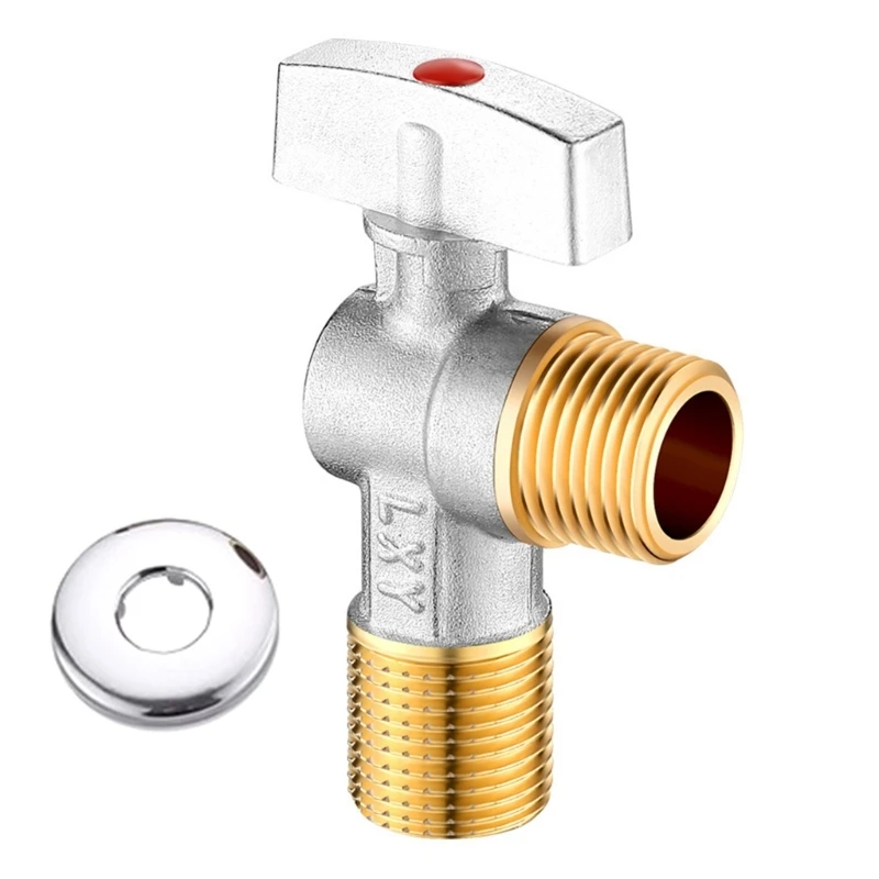 2024 New Heavy Duty Brass Valves for Hot & Cold Water Easy Installation Turn Shutoff Valves Suitable for Sinks & Heaters