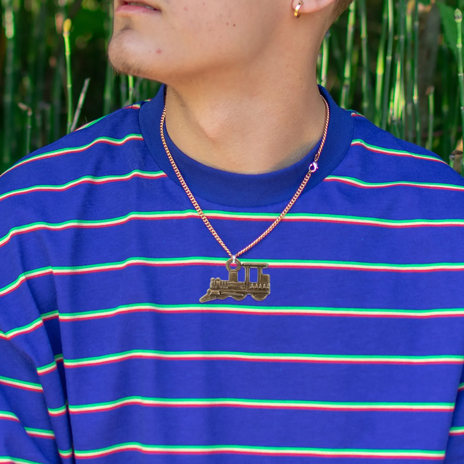 

60Pcs Retro Train Pendant Alloy Jewelry for DIY Necklace Making Vintage Locomotive Charm Craft Supply Jewelry Findings