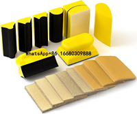 49 PCS Hand Sanding Block Set Include 9 PCS Hand Sanding Block with 40 Sheet Sandpaper Interchangeable