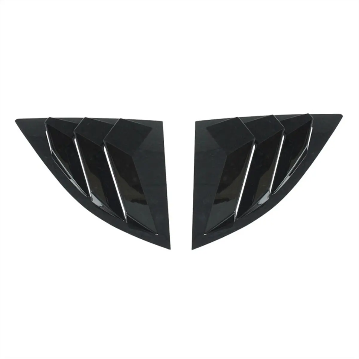 Mega Sale Rear Window Shutters Triangle Cover Trim Stickers for Toyota Supra GR A90 A91 2019-2025 Accessories