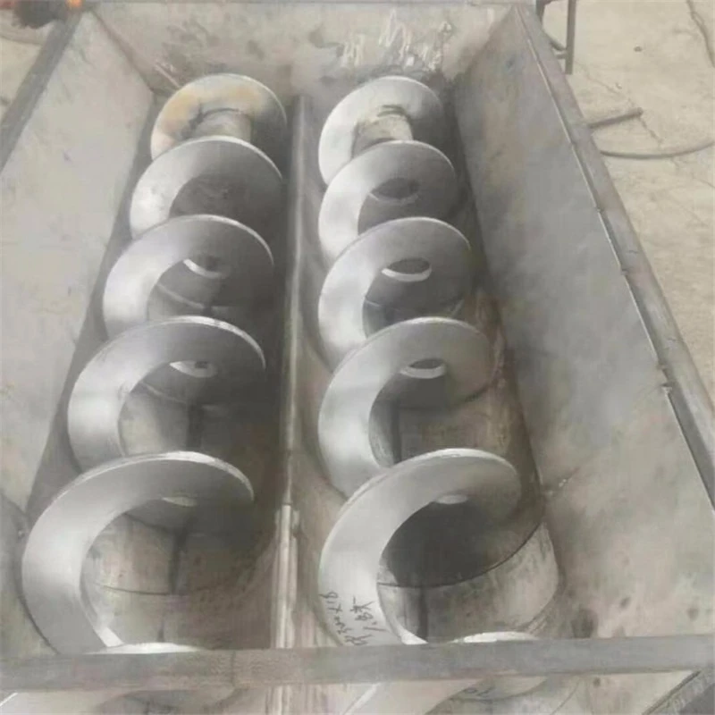 Shaftless dragon conveyor u-shaped shaftless double screw conveyor