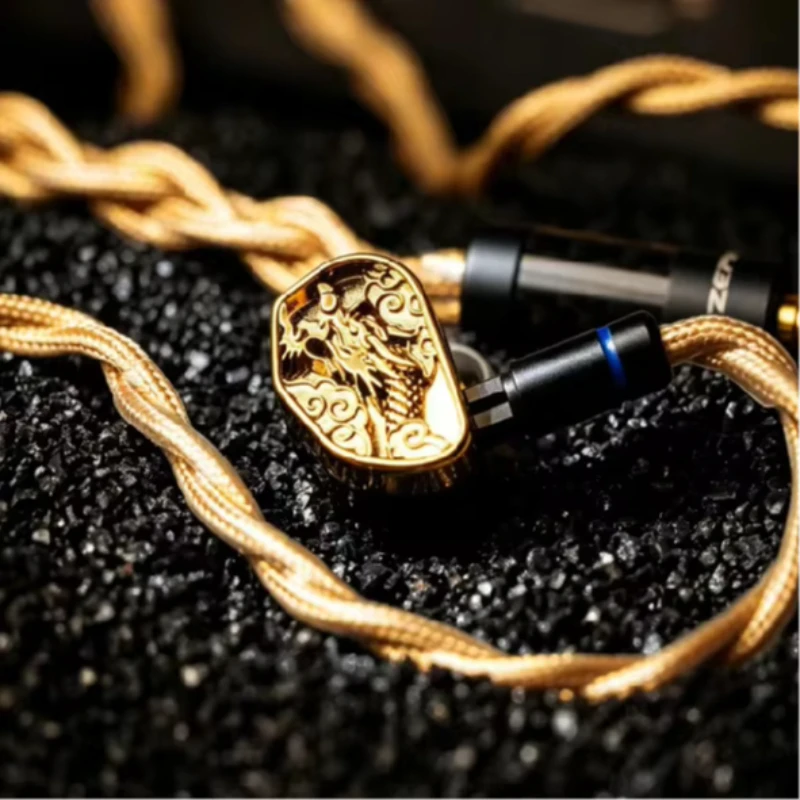 TANGZU LIZHI Flagship 10mm Diamand Diaphragm Dynamic Driver Hybrid In-Ear Earphones with Detachable Cable