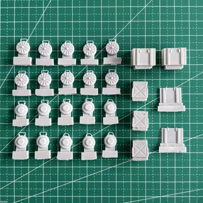 1/35 Schaal Gegoten Hars Model Gemonteerd Kit WWII Duitse Antitank Mijnen Scène Model Ongemonteerd en Ongeverfd