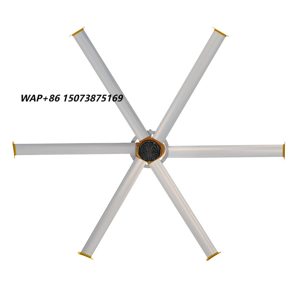High Volume Low Speed 2.6M-7.3m Ceiling Fan Low Noise 3  Innovative Industrial Ceiling Fan