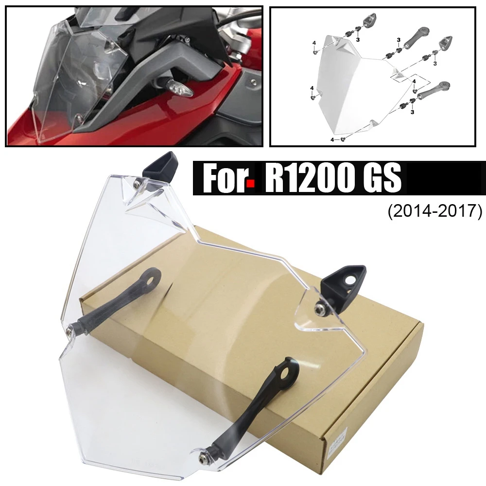 Motorcycle Headlight Cover Transparent Headlight Guard Headlight Protector for R1250GS R1200GS ADV 2013-2021