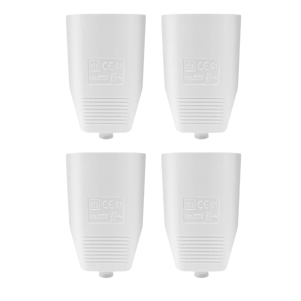 4pcs  EU Coupling Flat Plug Wiring Plug 250V 2.5A Monitoring Lighting Plug 2 Pin DIY Rewirable Socket Female Plug