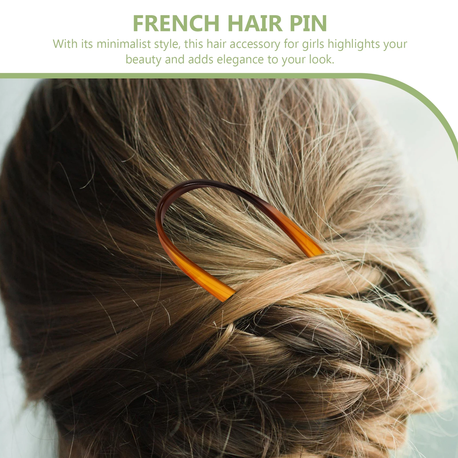 

4 Pcs Hairpin Headdress French Pins Acetate Sheet Chinese Sticks Women Updo Vintage Accessories For Bun Hairstyles Lightweight