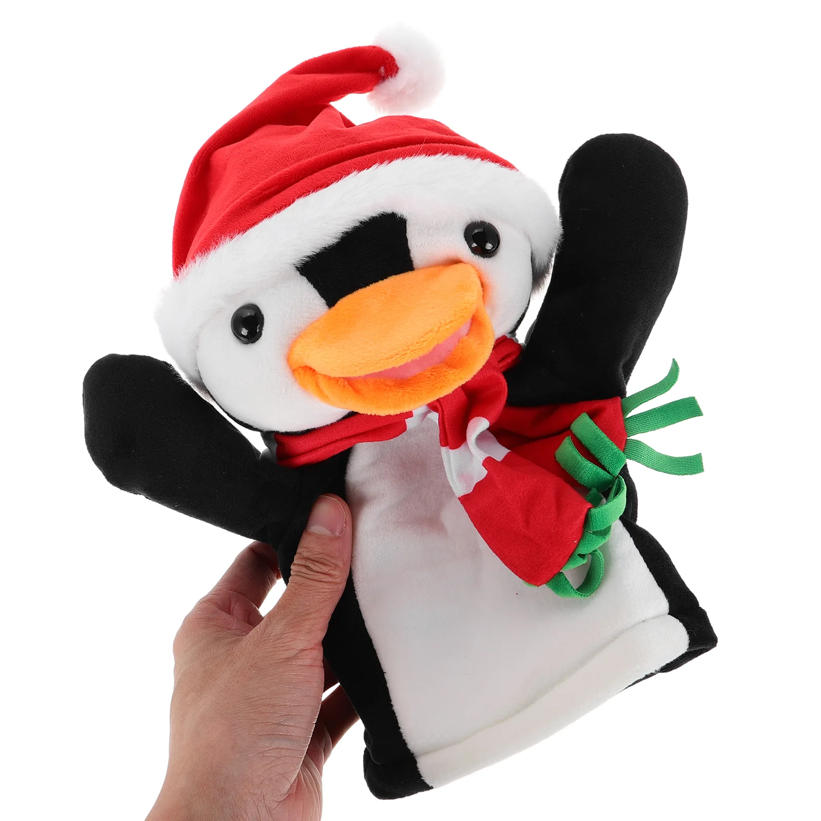 Pinguin-Handpuppe, Tierfigur, Puppen, Weihnachten, Kleinkinder, Spielzeug, niedliche Finger-Kinder für Dschungel, Urlaubs-Themen-Sorte