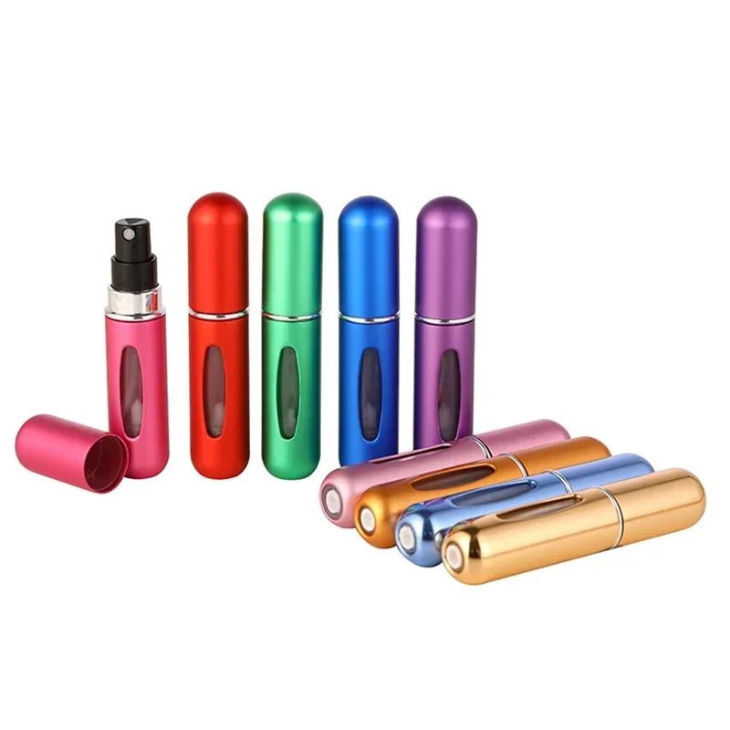 5ml Portable Mini Refillable Perfume Bottle Spray Scent Pump Empty Cosmetic Container Refill Atomizer Bottle Travel