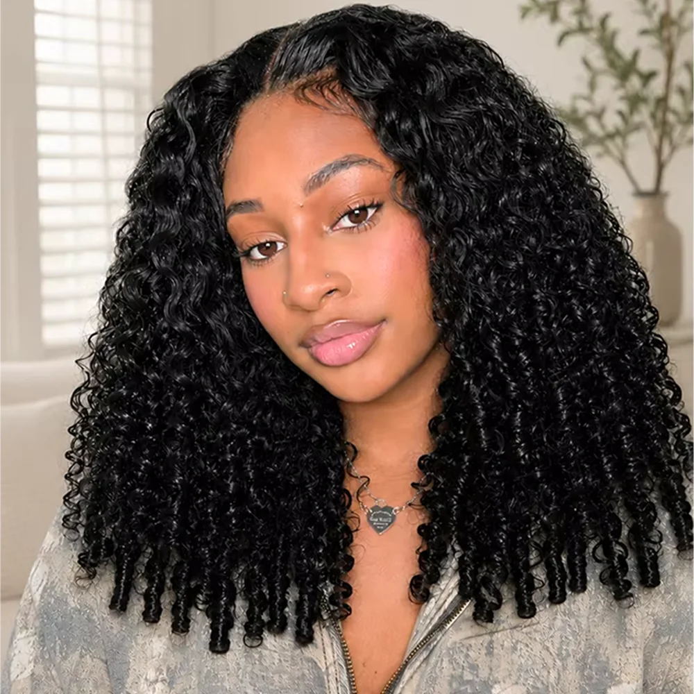 Perruque bouclée birmane 12A de 40-46 pouces, couleur naturelle, perruque frontale HD 13x4 13x6 en dentelle, cheveux Remy, densité 200, cheveux humains pour femmes