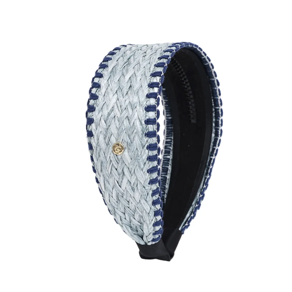 AP burlap hair accessories – G Navy HD
