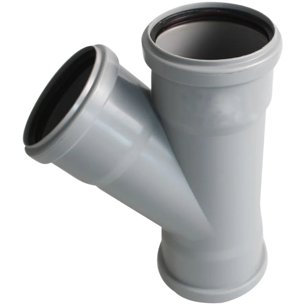 75mm PP Material Three Way Connector 45 Degree Angle Quick Connect For Plumbing Fitting with Disconnect Feature