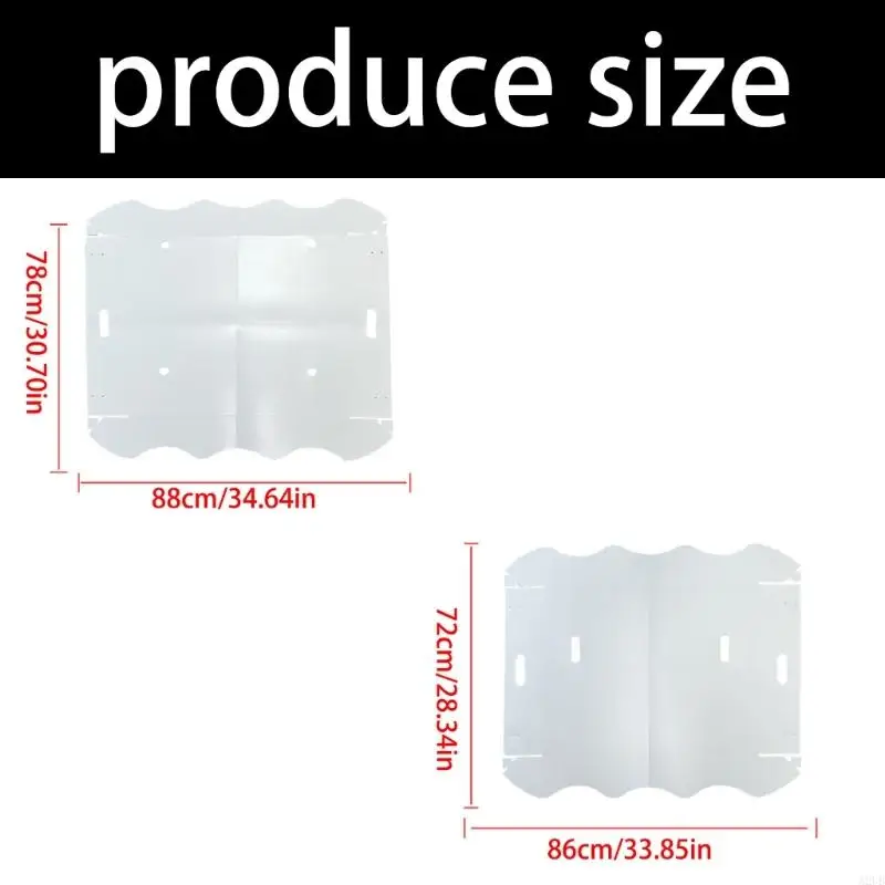 صينية كرسي مرتفع للأطفال قابلة للطي، مقعد طعام محمول، صينية مقاومة للرذاذ قابلة للإزالة A2UB