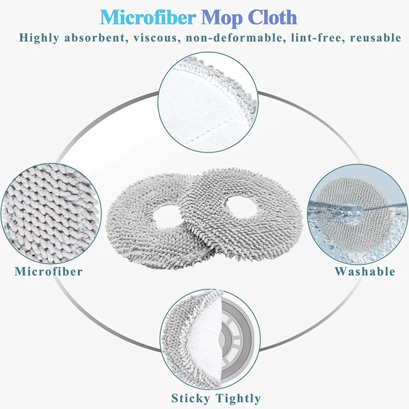 샤오미 X20 +/X20 plus용 로봇 진공 청소기 액세서리, 필터 걸레 패드, 먼지 봉투 교체 부품