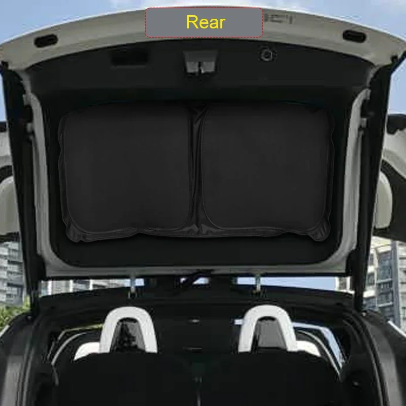 

Для TESLA MODEL X 2019-настоящее время автомобиля, черное окно, солнцезащитный козырек, автоматический анти-УФ-тепляционный защитный чехол, аксессуар для интерьера